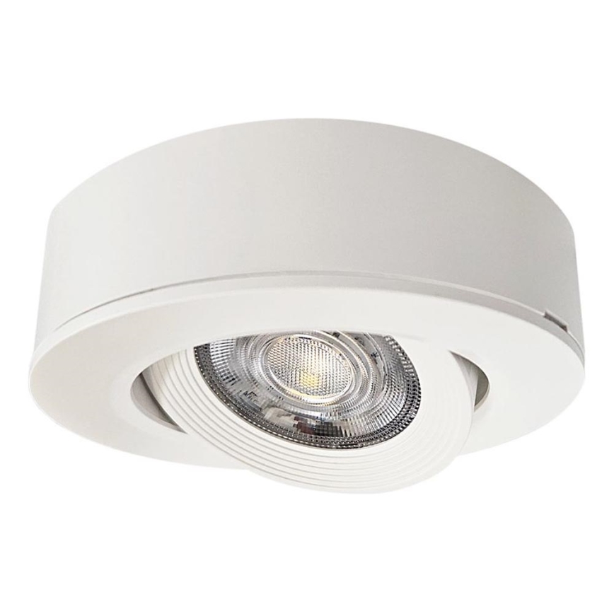 LED Podhledové/přisazené bodové svítidlo 2v1 LED/5W/230V 4200K pr. 9,3 cm bílá