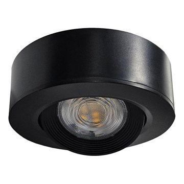 LED Podhledové/přisazené bodové svítidlo 2v1 LED/5W/230V 4200K pr. 9,3 cm černá
