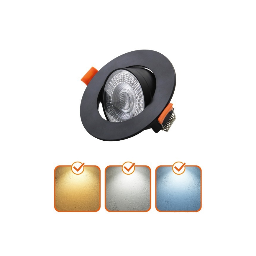 LED Podhledové svítidlo BRINO LED/3/5/7W/230V 3000/4000/6500K černá