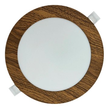 LED Podhledové svítidlo CIRCLE LED/12W/230V 4200K pr. 16,7 cm hnědá
