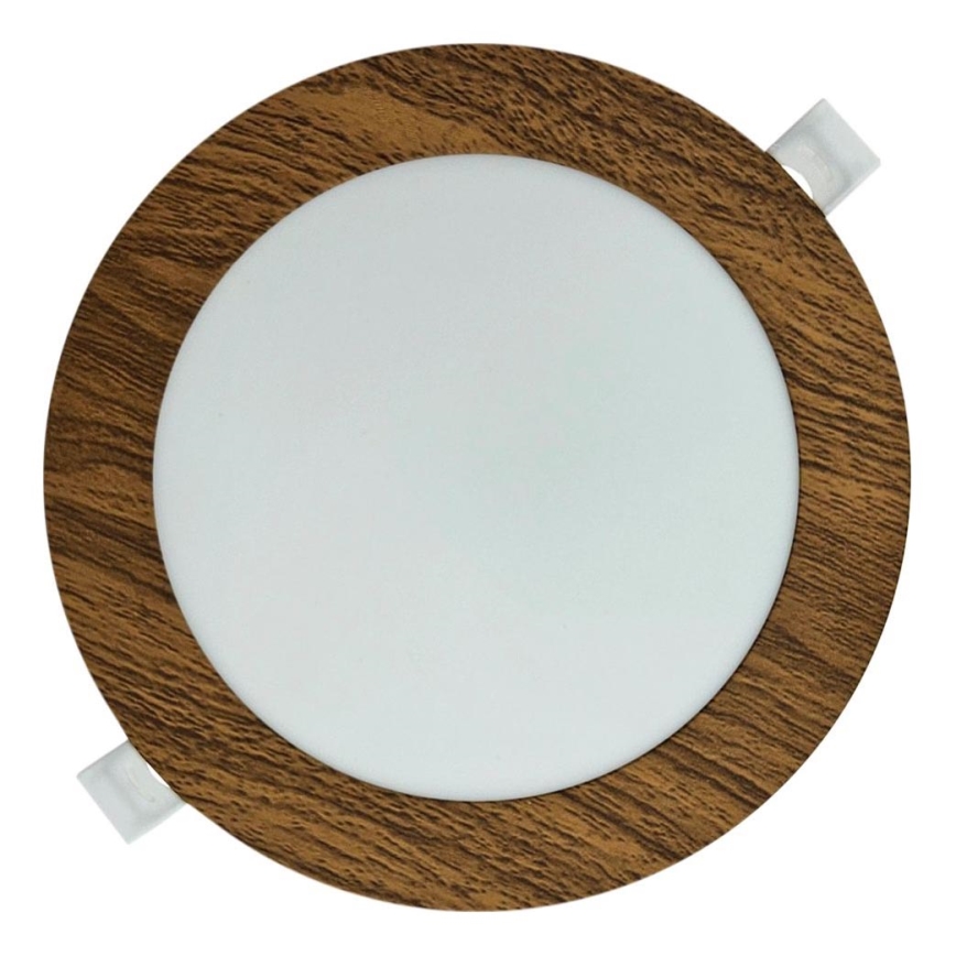 LED Podhledové svítidlo CIRCLE LED/12W/230V 4200K pr. 16,7 cm hnědá
