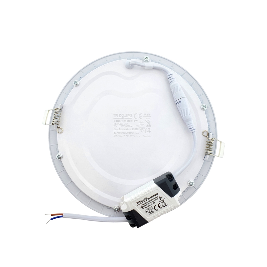 LED Podhledové svítidlo CIRCLE LED/15W/230V 6500K pr. 18,8 cm bílá