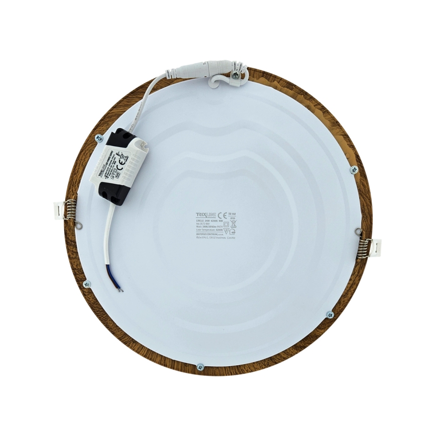 LED Podhledové svítidlo CIRCLE LED/24W/230V 4200K pr. 29,6 cm hnědá
