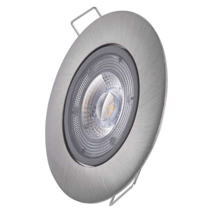 LED Podhledové svítidlo EXCLUSIVE 1xLED/5W/230V 3000 K stříbrná