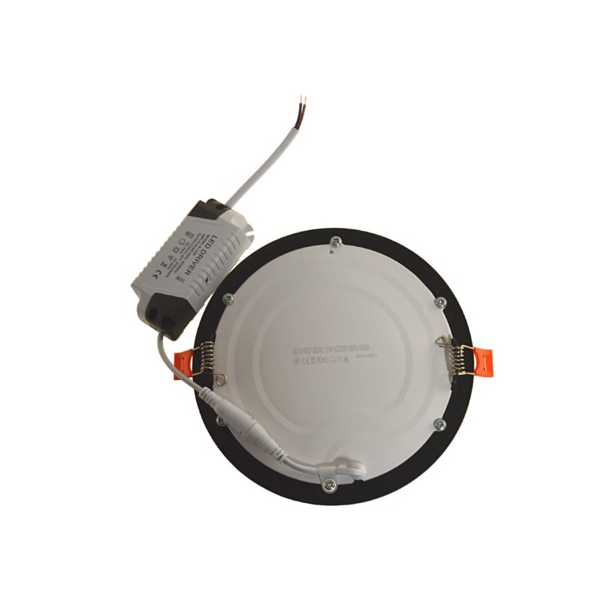 LED Podhledové svítidlo GERD LED/12W/230V 4000K černá