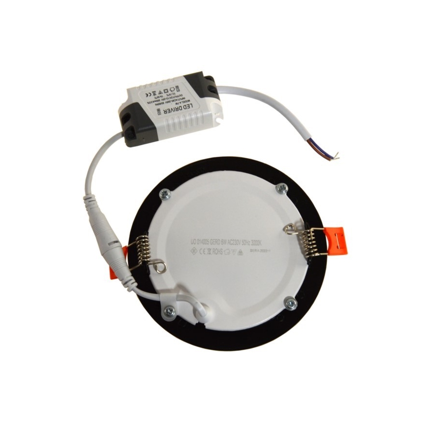LED Podhledové svítidlo GERD LED/6W/230V 3000K černá