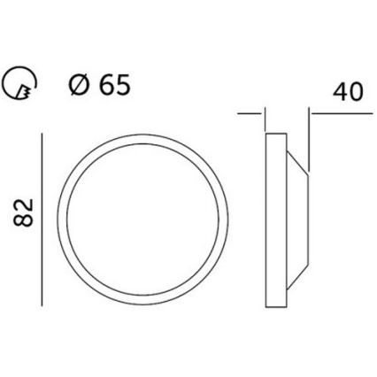 LED Podhledové svítidlo HALO LED/5W/230V 3000K