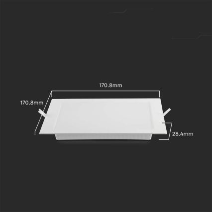 LED Podhledové svítidlo LED/12W/230V 4000K