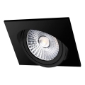 LED Podhledové svítidlo LED/18W/230V 3000K 11,5x11,5 cm černá