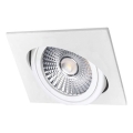 LED Podhledové svítidlo LED/18W/230V 4000K 11,5x11,5 cm bílá