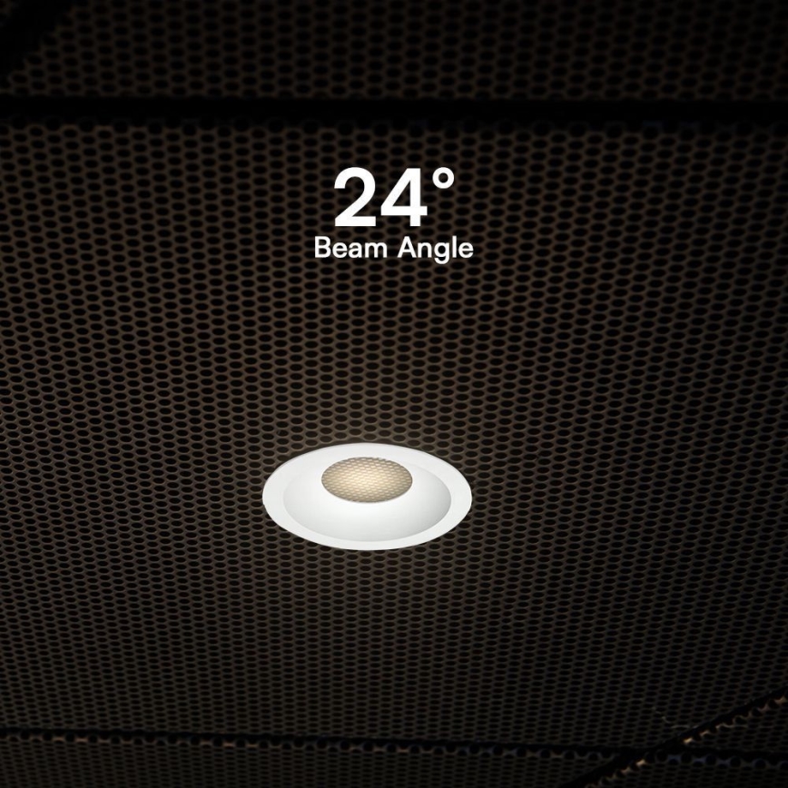 LED Podhledové svítidlo LED/24W/230V 3000/4000/6400K ø 13,5 cm bílá