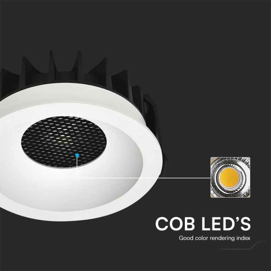 LED Podhledové svítidlo LED/24W/230V 3000/4000/6400K ø 13,5 cm bílá