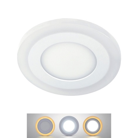 LED podhledové svítidlo LED/6W+1xLED/3W 145 mm