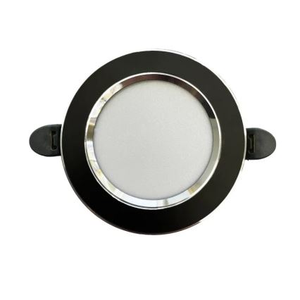 LED Podhledové svítidlo LED/7,5W/230V 4000K černá/stříbrná