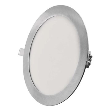 LED Podhledové svítidlo NEXXO LED/18W/230V 3000/3500/4000K stříbrná pr. 22,5 cm