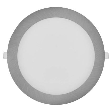 LED Podhledové svítidlo NEXXO LED/18W/230V 3000/3500/4000K stříbrná pr. 22,5 cm