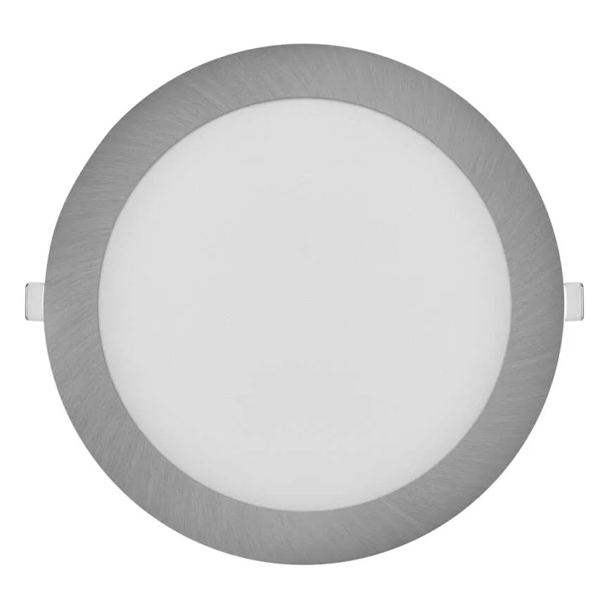 LED Podhledové svítidlo NEXXO LED/18W/230V 3000/3500/4000K stříbrná pr. 22,5 cm