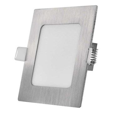 LED Podhledové svítidlo NEXXO LED/7W/230V 3000/3500/4000K stříbrná 12x12 cm