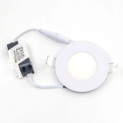 LED Podhledové svítidlo QTEC LED/3W/230V 4200K pr. 8,3 cm