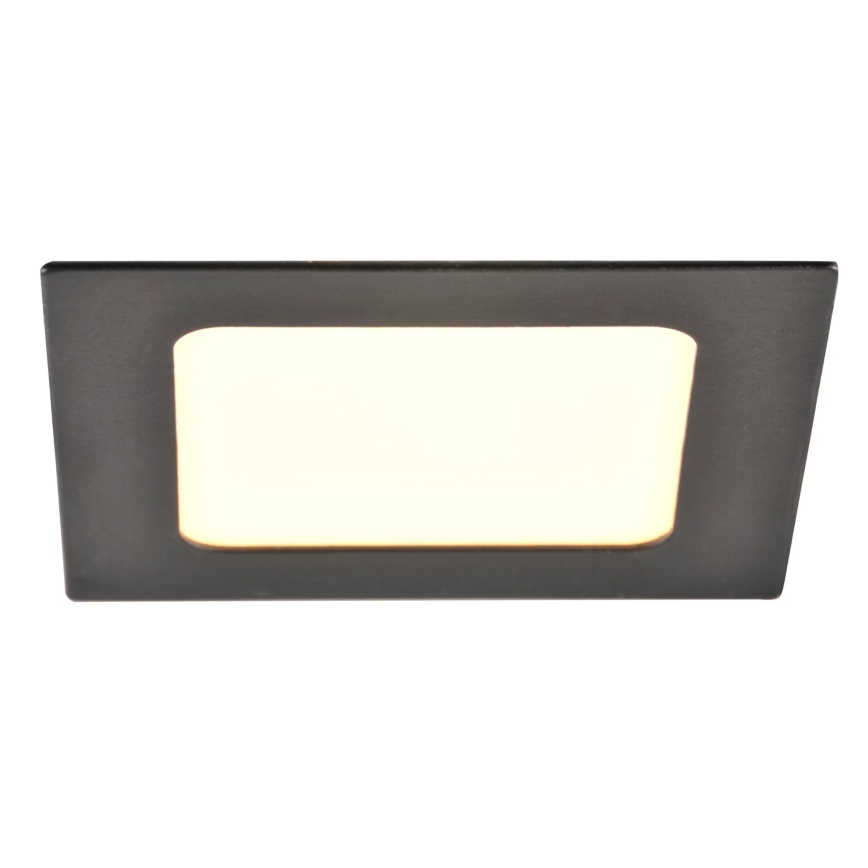 LED Podhledové svítidlo RIGEL LED/4,8W/230V 4000K 11,8x11,8 cm černá
