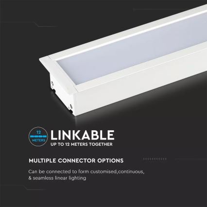 LED Podhledové svítidlo SAMSUNG CHIP 1xLED/40W/230V 4000K bílá