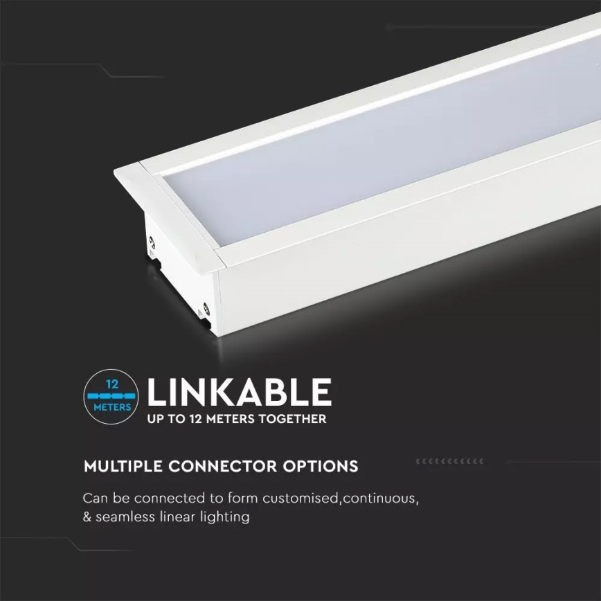 LED Podhledové svítidlo SAMSUNG CHIP 1xLED/40W/230V 4000K bílá