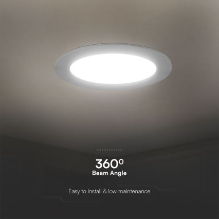 LED Podhledové svítidlo SAMSUNG CHIP LED/18W/230V 3000K pr. 22 cm bílá