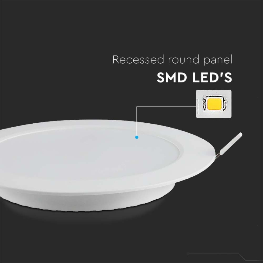 LED Podhledové svítidlo SAMSUNG CHIP LED/18W/230V 3000K pr. 22 cm bílá