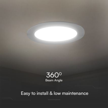 LED Podhledové svítidlo SAMSUNG CHIP LED/24W/230V 3000K pr. 29,4 cm bílá