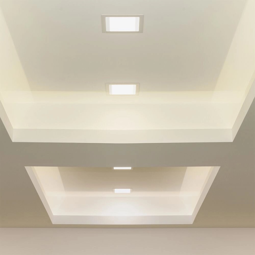 LED Podhledové svítidlo SAMSUNG CHIP LED/3W/230V 6500K 9x9 cm bílá