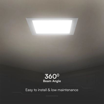 LED Podhledové svítidlo SAMSUNG CHIP LED/3W/230V 6500K 9x9 cm bílá