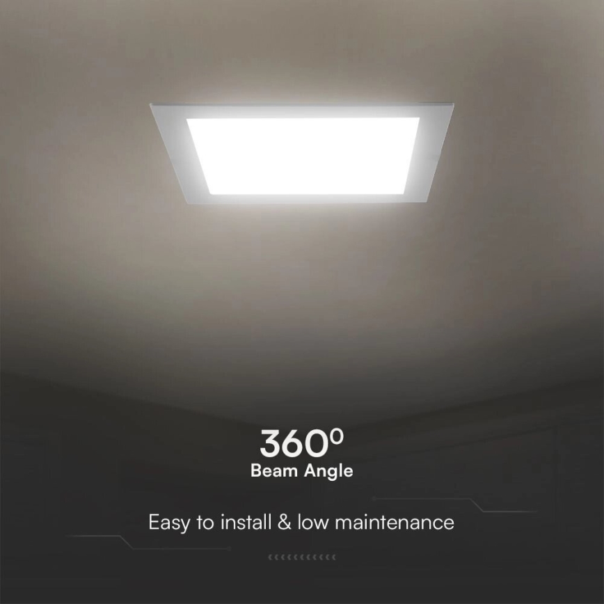 LED Podhledové svítidlo SAMSUNG CHIP LED/3W/230V 6500K 9x9 cm bílá