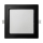 LED Podhledové svítidlo SQUARE LED/12W/230V 4000K 17x17 cm černá