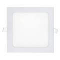 LED Podhledové svítidlo SQUARE LED/15W/230V 4200K 18,8x18,8 cm bílá