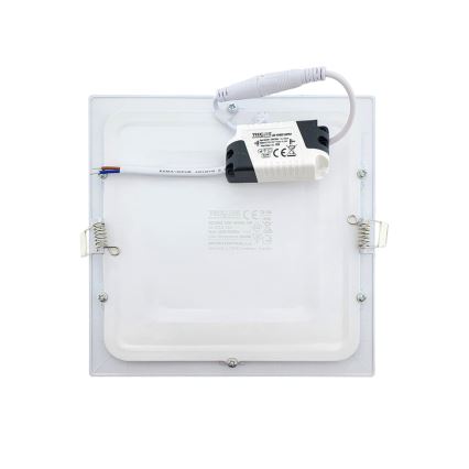 LED Podhledové svítidlo SQUARE LED/15W/230V 6500K 18,8x18,8 cm bílá