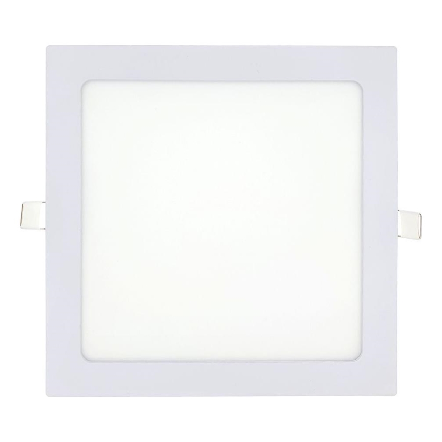 LED Podhledové svítidlo SQUARE LED/18W/230V 2700K 22x22 cm bílá