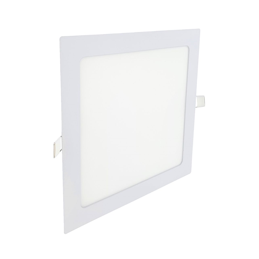 LED Podhledové svítidlo SQUARE LED/18W/230V 2700K 22x22 cm bílá