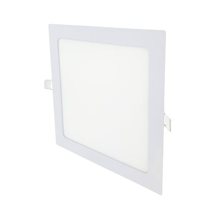 LED Podhledové svítidlo SQUARE LED/18W/230V 2700K 22x22 cm bílá