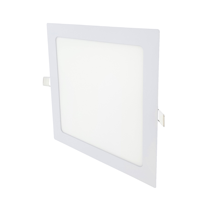LED Podhledové svítidlo SQUARE LED/18W/230V 2700K 22x22 cm bílá