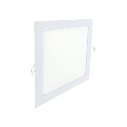LED Podhledové svítidlo SQUARE LED/18W/230V 4200K 22x22 cm bílá