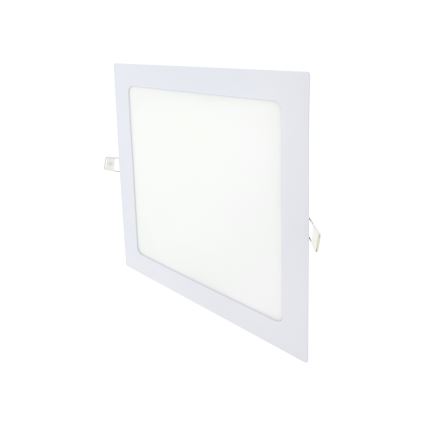 LED Podhledové svítidlo SQUARE LED/18W/230V 4200K 22x22 cm bílá