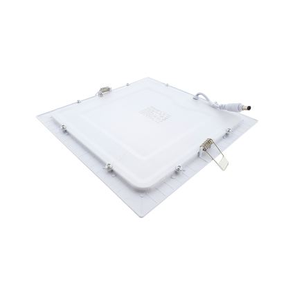 LED Podhledové svítidlo SQUARE LED/18W/230V 4200K 22x22 cm bílá