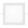 LED Podhledové svítidlo SQUARE LED/18W/230V 6500K 22x22 cm bílá