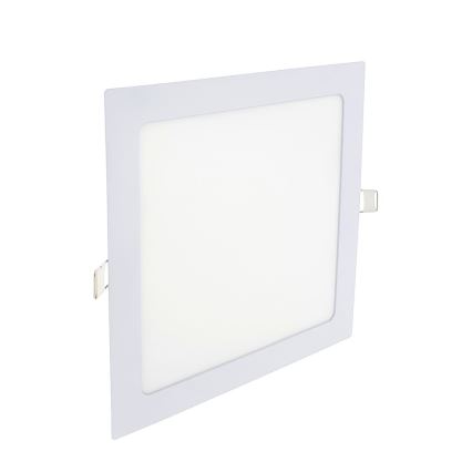 LED Podhledové svítidlo SQUARE LED/18W/230V 6500K 22x22 cm bílá