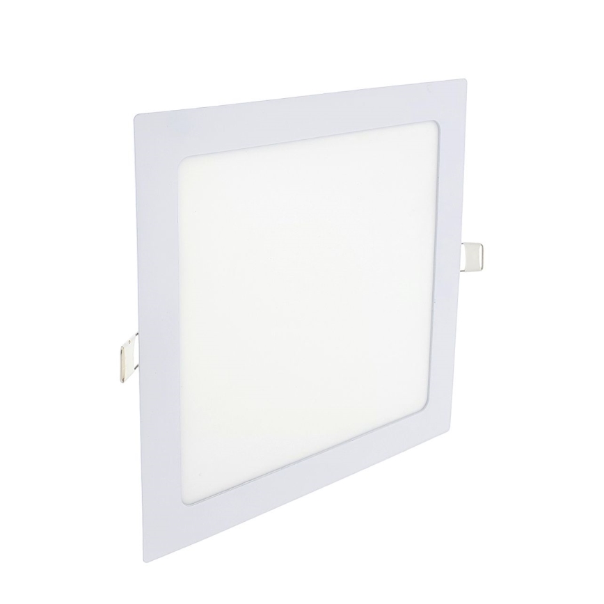 LED Podhledové svítidlo SQUARE LED/18W/230V 6500K 22x22 cm bílá