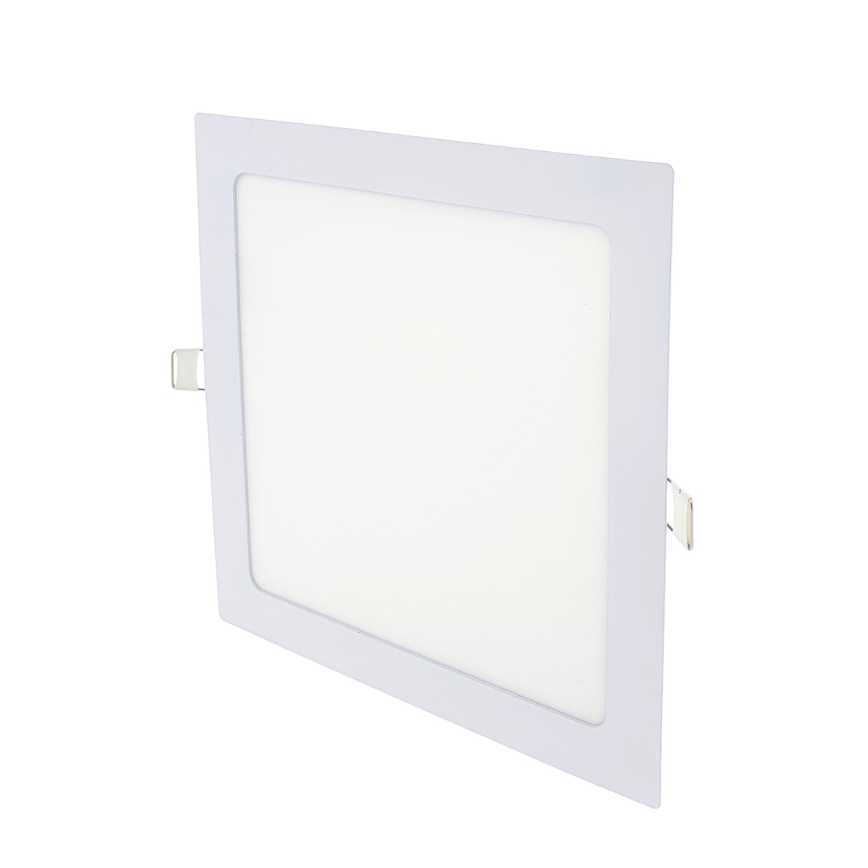 LED Podhledové svítidlo SQUARE LED/18W/230V 6500K 22x22 cm bílá