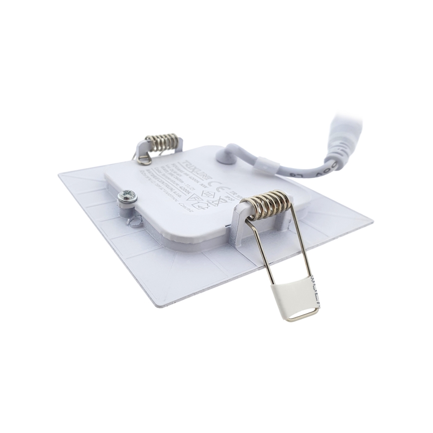 LED Podhledové svítidlo SQUARE LED/3W/230V 4200K 8,3x8,3 cm bílá