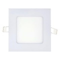 LED Podhledové svítidlo SQUARE LED/6W/230V 4200K 11,8x11,8 cm bílá