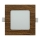 LED Podhledové svítidlo SQUARE LED/6W/230V 4200K 11,8x11,8 cm hnědá