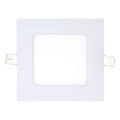 LED Podhledové svítidlo SQUARE LED/6W/230V 6500K 11,8x11,8 cm bílá